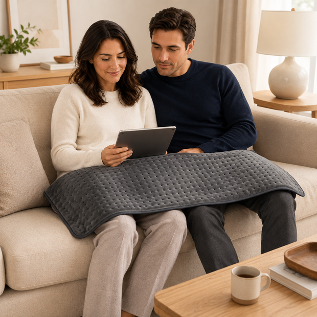 Hemvkin UZX60120 gray heating pad large coverage sofa scene